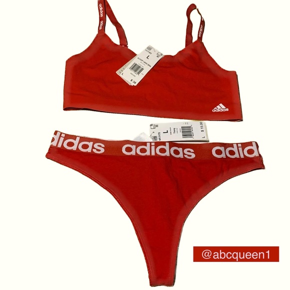 adidas Other - Adidas Lounge Bra and Underwear set Size Large